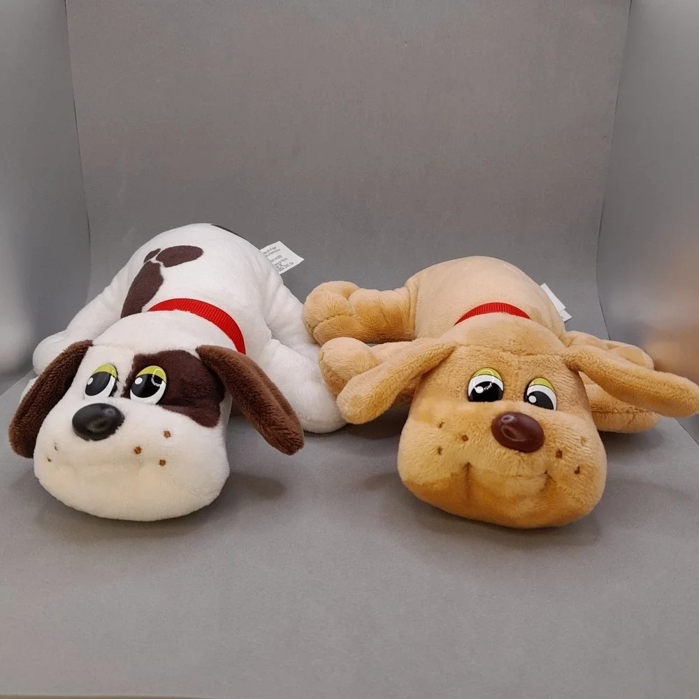 Lot‎ of 2 Pound Puppies Dog Plush 8